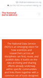 Mobile Screenshot of nationaldataservice.org